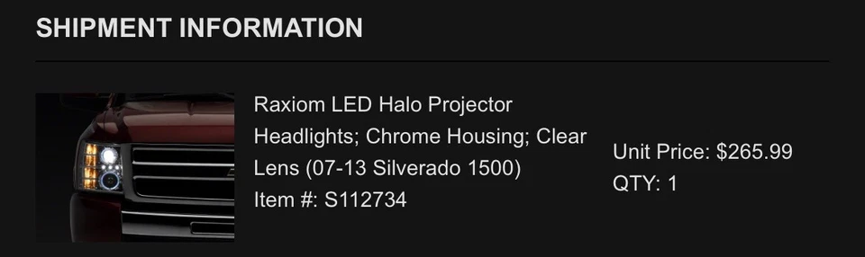 2007-2013 雪佛兰 silverado 1500 LED 车头灯。 从未安装。 — 第 4/4 张图片