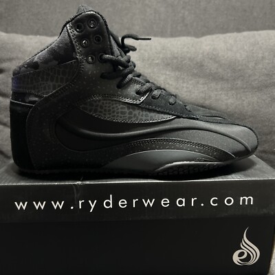 Ryderwear Black High-Top Athletic Shoes D-Mak Black - Ryderwear main image 4