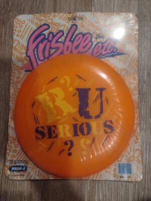 Vintage Wham-O frisbee flying disc orange New In Package