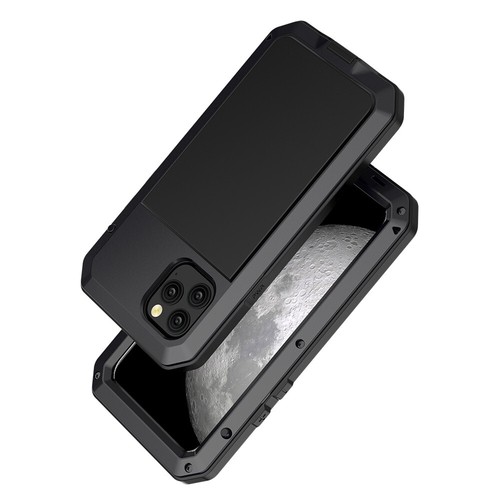 iPhone 11 12 13 14 15 16 7 8 XS Metal Bumper Cover IP54 Waterproof Screen Glass - Picture 19 of 41