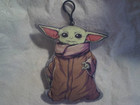 YODA STAR WARS STUFFED DOLL ZIPPER ON BACK KEYCHAIN HOOK ON TOP, 6 1/2" Tall, — photo 1