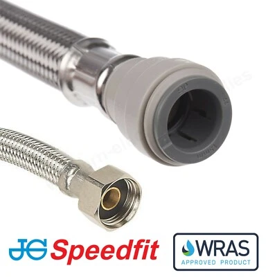 JOHN GUEST JG Speedfit Push Fit Schlauchrohr flexible Wasserhahnverbinder Flexschwänze Wasserhahnrohre