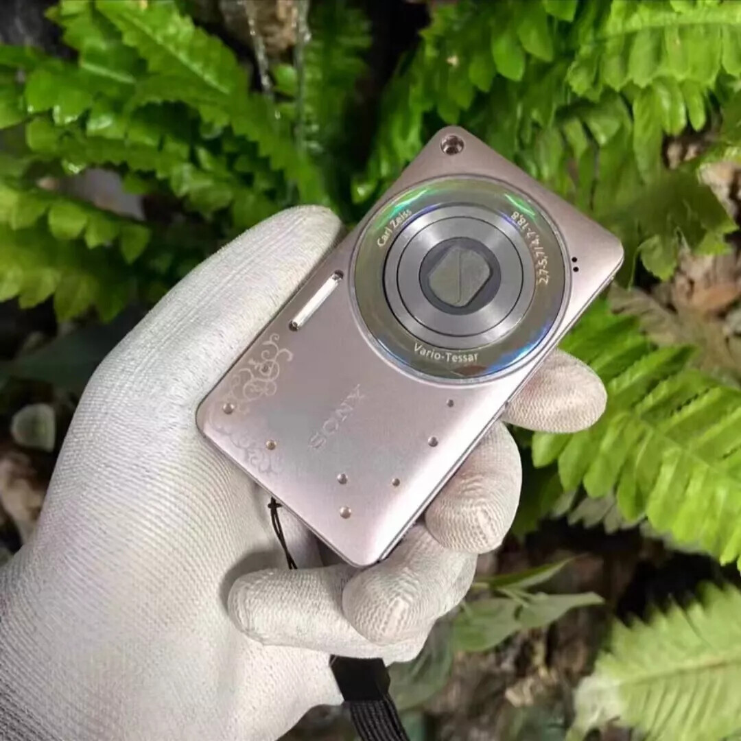 SONY Cyber Shot DSC-W350D 14.1MP Digital Camera Rhinestone