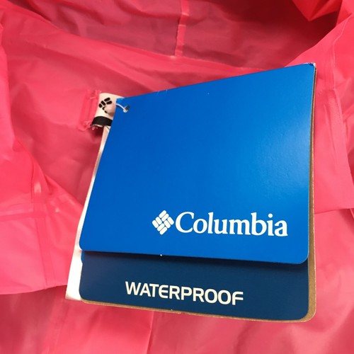 Columbia Youth Jacket & Pants Rain Set Size L Pink Waterproof Elastic Waist NWT - Picture 12 of 22