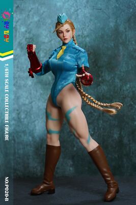 新品 PLAY TOYS 1/6 キャミィ フィギュア P-020A 前髪あり！ Play Toy 1/6 P020-A Green Fighting Female Warrior - GunDamit