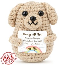 Oiiyee Dog Memorial Gift Golden Retriever Crochet Always with You