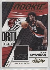 2017-18 Panini Absolute Rookie Materials 26/199 Caleb Swanigan #RM-CSW 0a1