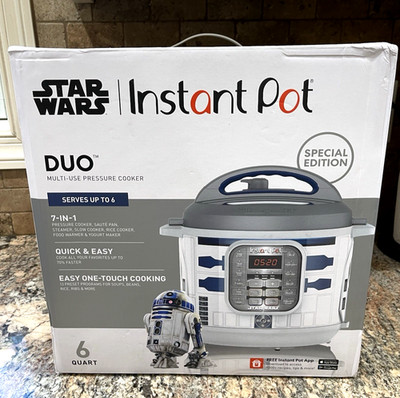 Star Wars R2D2 -R2-D2-Duo Instant Pot Pressure Cooker 6 Qt Special Edition