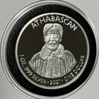 Athabascan Denali Rare Collector Coin 1 Troy Oz .999 Fine Silver Round Medal 999