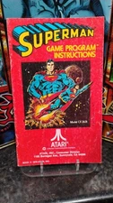 SUPERMAN Atari 2600 System CX-2631 Original 1979 Game Instruction Booklet *ONLY*