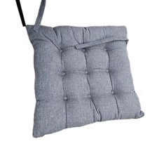 1 × Square Grey Cushions  Chair Pads For  Outdoor Lounge