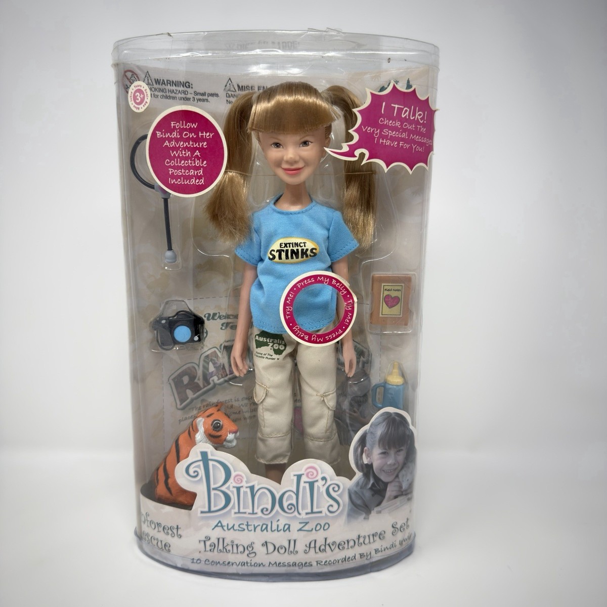 2008 Bindi's Australia Zoo Rain Forest Rescue Talking Doll