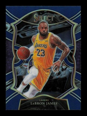 2020-21 Panini Select #23 LeBron James Blue