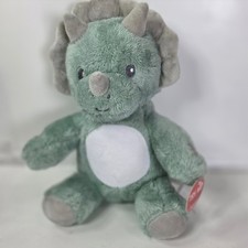 Dreamgro Green Triceratops Dinosaur Light Up Lullaby Soother Plush Toy Musical