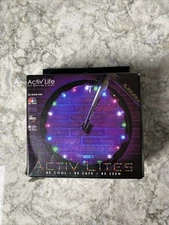 Activ Life Strip LED Bicycle Bike Tire Wheel Lights Multicolor 2 wheel pack
