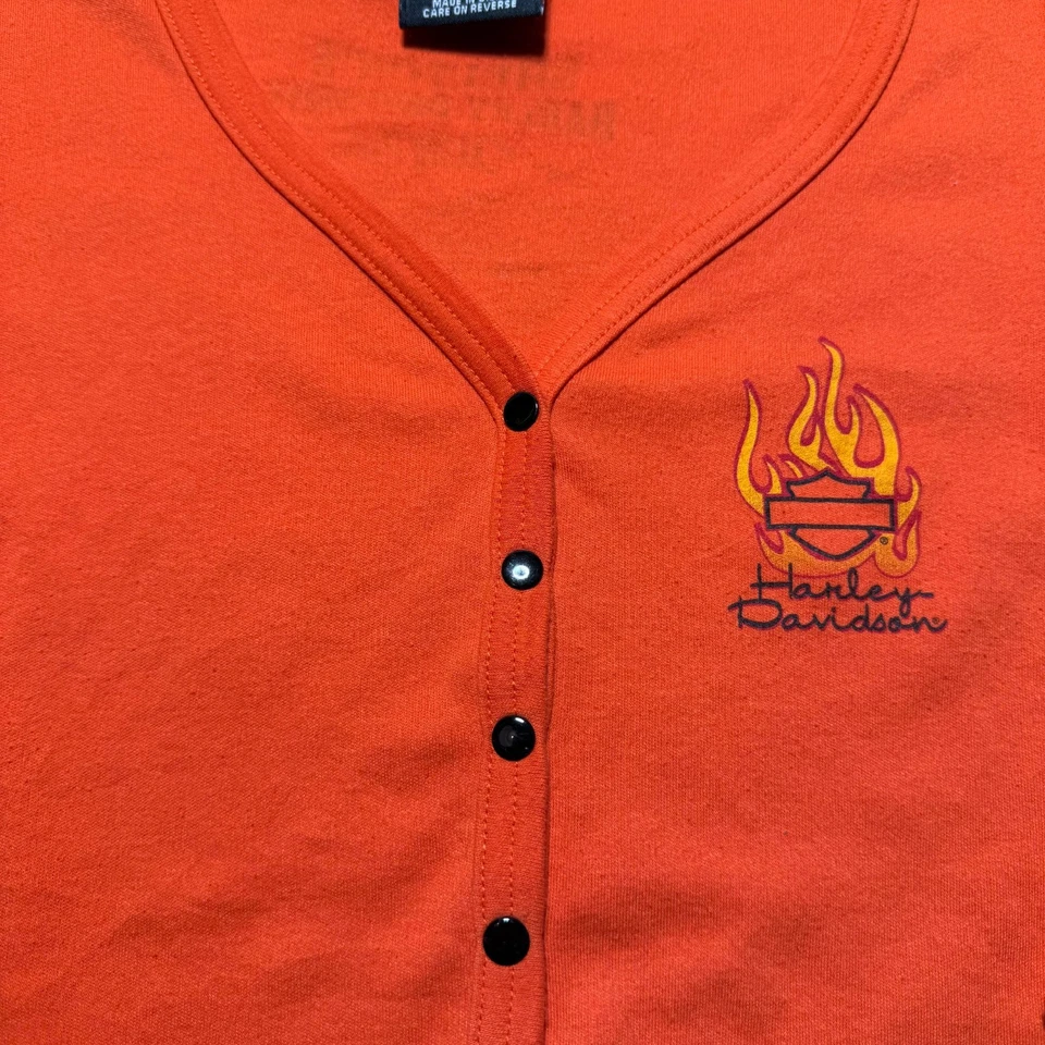 Cárdigan de recuerdo vintage de los 90 Harley Davidson Shelton de Carolina del Norte - mediano Foto 2 de 4