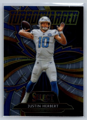 Justin Herbert 2020 Panini Select #T24 Turbocharged