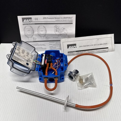 #ad ZPS Pressure Sensor In A BAPI Box 16882 ZPS SR in WC Open No Box Overstock $99.00