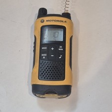 Motorola Talkabout T402, Two-Way Radio, Black Yellow Walkie Talkie