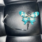 Butterfly Rhinestone Purse Hook Handbag Hanger Folding Table Holder Pink... — photo 2