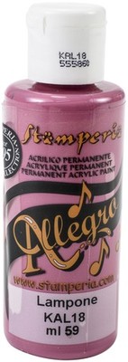 Stamperia Allegro Paint 59ml-Raspberry - KAL18