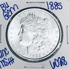 1885 BU UNCIRCULATED MORGAN SILVER DOLLAR AUTHENTIC U.S. MINT FREE SHIPPING 6028