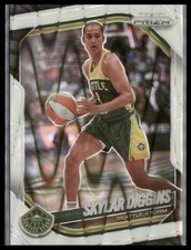 2025 Panini Prizm WNBA #123 Skylar Diggins White Seismic Prizms