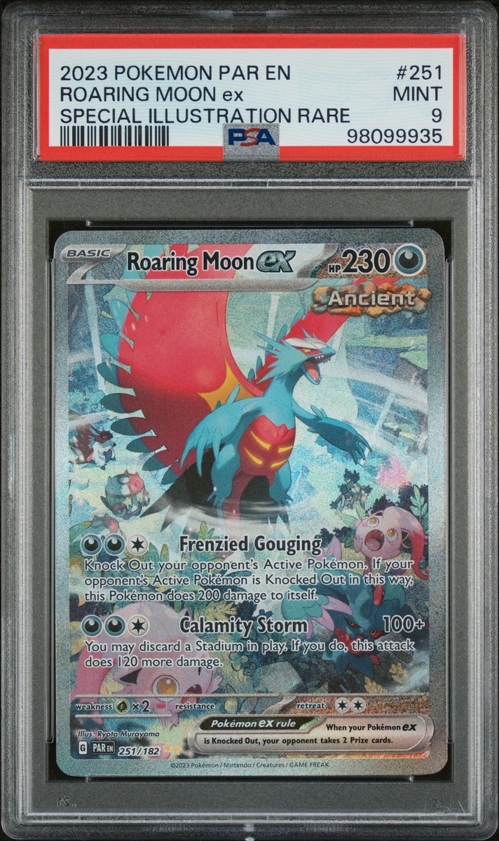ROARING MOON EX Paradox Rift Special Illustration #251 PSA 9