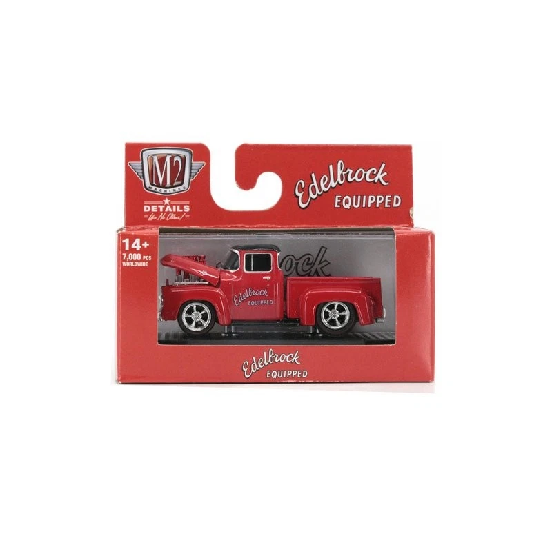 FORD F-100 Truck - Edelbrock - 1956 - red - M2 1:64 - Bild 2 von 4
