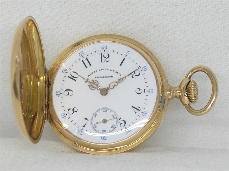 VINTAGE 35MM 18K LADY PATEK PHILIPPE HUNTER'S CASE POCKET WATCH, SERVICED!