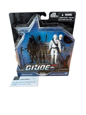 GI Joe 50th Arashikage Clash: Snake Eyes vs Storm Shadow Action Figure 3.75 