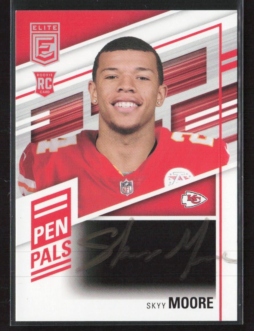 Skyy Moore Panini Donruss Elite Pen Pals Autographs #PPSM Black Gold Ink
