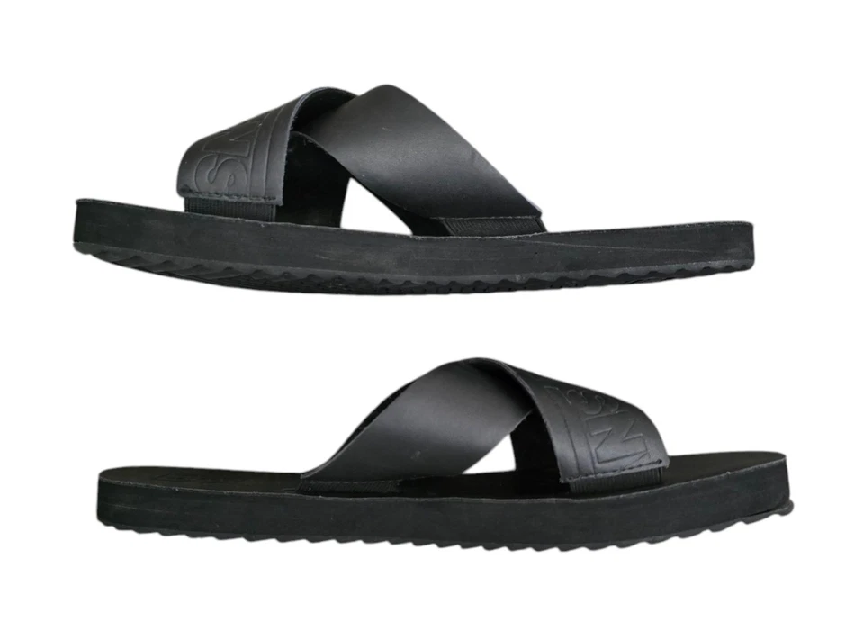 Sandalias chanclas VANS negras con correa cruzada para mujer talla 10 VN0A4U1ZXX8  Foto 4 de 4