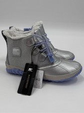 Disney x Sorel Youth Out N About Frozen II Lace Up Winter Boots Size 5 NWT