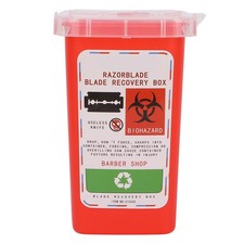 Disposal Blade Container Barbershop Hair Salon Shaving Knife Blade Disposal
