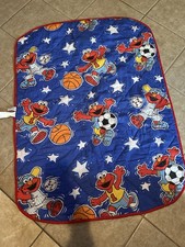 Sesame Street Elmo sports-themed Crib quilt