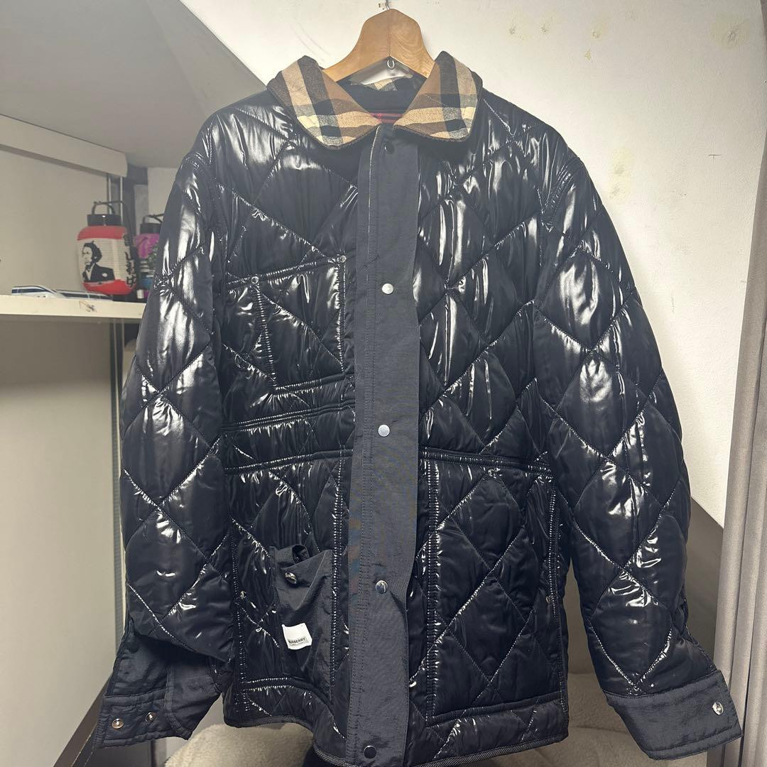 Burberry 2023 Check Patchwork Jacket Used Item Go… - image 7