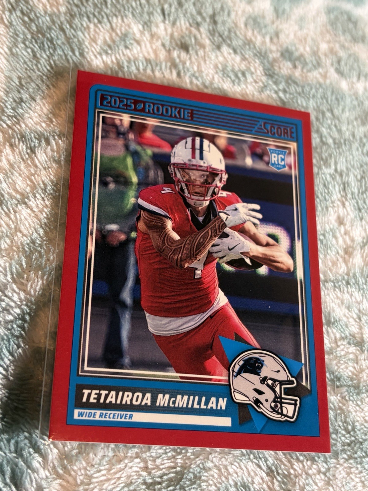 2025 Score - Rookies Tetairoa McMillan #17 Red (RC)