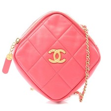 Chanel Matelasse Lambskin Shoulder Bag Pink