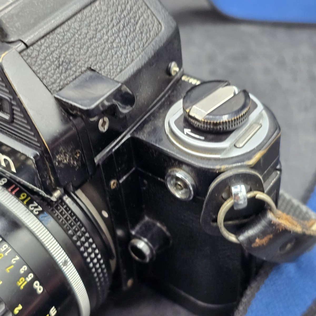 Nikon F2 Photomic DP-1 Black Film Camera Ai 50mm F1.4 From JAPAN