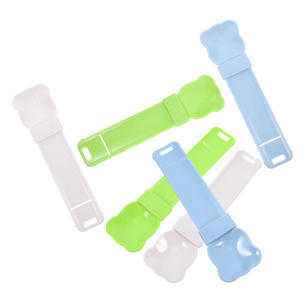  6 Pcs Multi-function Cat Treat Dispenser Spoon Strip Snack Feeder Canned Food