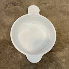 Corning Ware White Grab It Bowl P-240-B Tab Handle 750 ML EUC