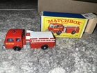 Vintage Lesney Matchbox #29 RED FIRE PUMPER TRUCK Original Box COMPLETE MINT