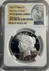 2023-S $1 Proof Peace Dollar NGC PF70 Ultra Cameo - First Day Of Issue