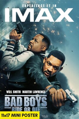 非売品 映画ポスター BAD BOYS RIDE OR DIE バッドボーイズ Bad Boys: Ride or Die (2024) Movie Poster 11 x 17 Will Smith