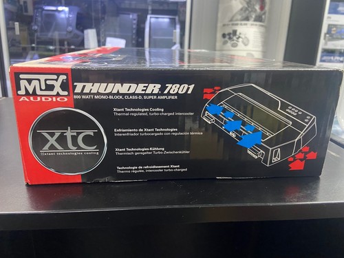MTX THUNDER 7801 CLASS D MONOBLOCK SUPER AMPLIFIER CLASSIC