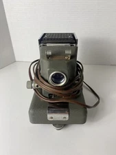 Vtg Model 666 Standard Filmstrip Movie Projector & Equipment Company-powers