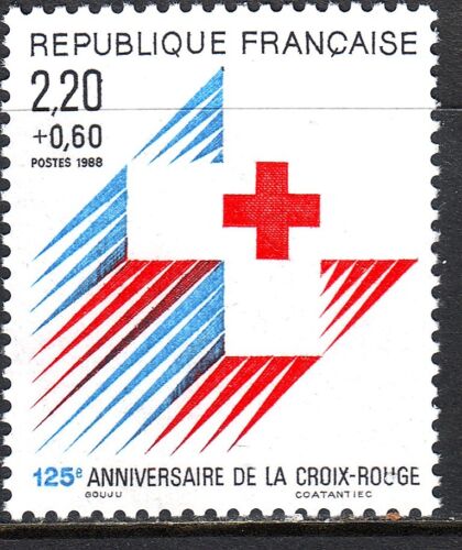 FRANCE TIMBRE N° Y&T 2555 " 125 A Croix Rouge  " NEUF**  - Zdjęcie 1 z 1