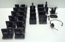 Lot of 24 Plantronics Headset Charging Bases 5 Headsets - No Adapters