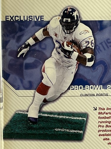 McFARLANE SPORTS PICKS 2004 NFL PRO BOWL EXCLUSIVE BRONCOS RB CLINTON PORTIS - Picture 6 of 6